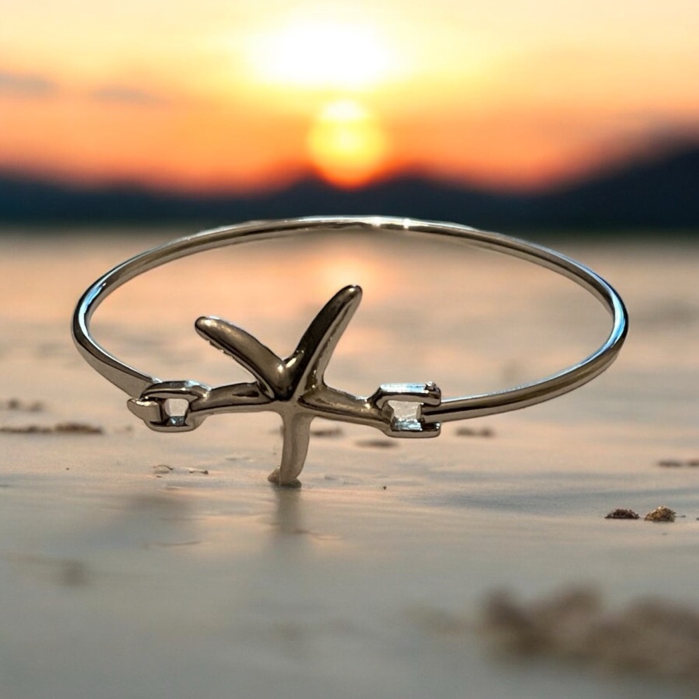Silver Starfish Bracelet
